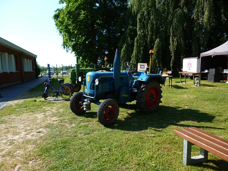 Tracteur agricole Lanz Gossbulldog présent à la première édition du rassemblement Les Doyennes d'Anchin à Pecquencourt en 2023.