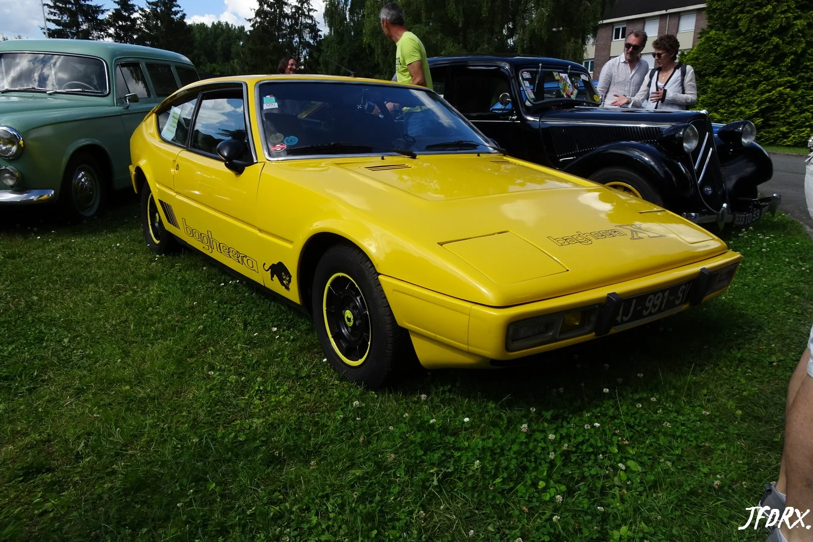 Matra Bagheera de couleur jaune à Pecquencourt le 23/06/24.